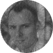 Generated thread-art pattern